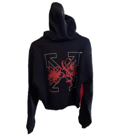 Off White CNY cropped Hoodie