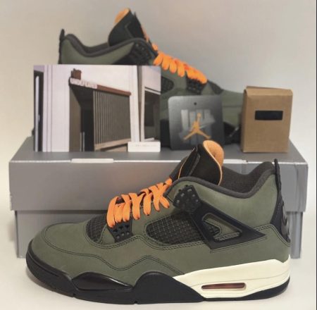 Men's 9 Undefeated x Air Jordan 4 Retro OG SP 2025 IB1519-200