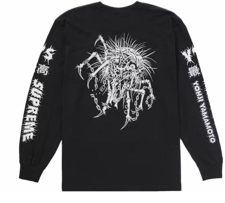 Supreme x Y's by Yohji Yamamoto Long-Sleeve Tee in black